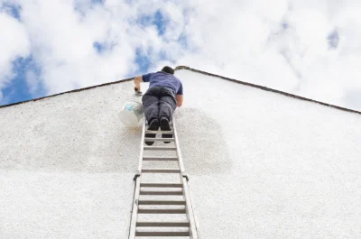 Peinture extérieure aux Groseillers — façades et ravalement